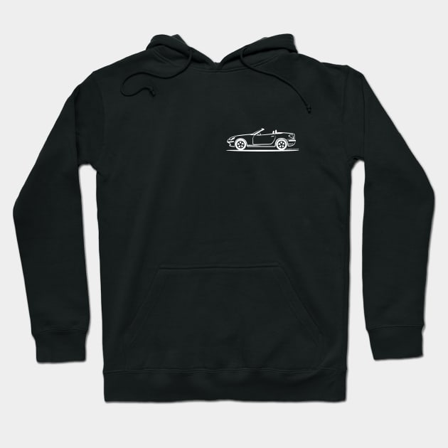 Mercedes Benz SLK R171 Wht Hoodie by PauHanaDesign